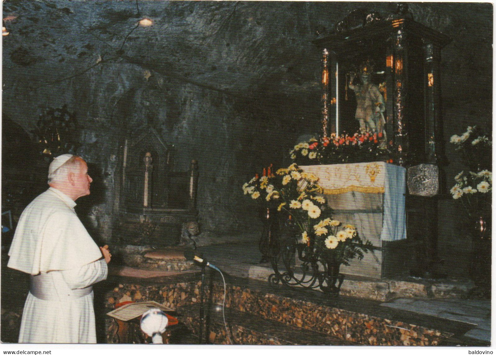 Monte S. Angelo S.Giovanni Paolo II° Nella Grotta Di S. Michele - Foggia
