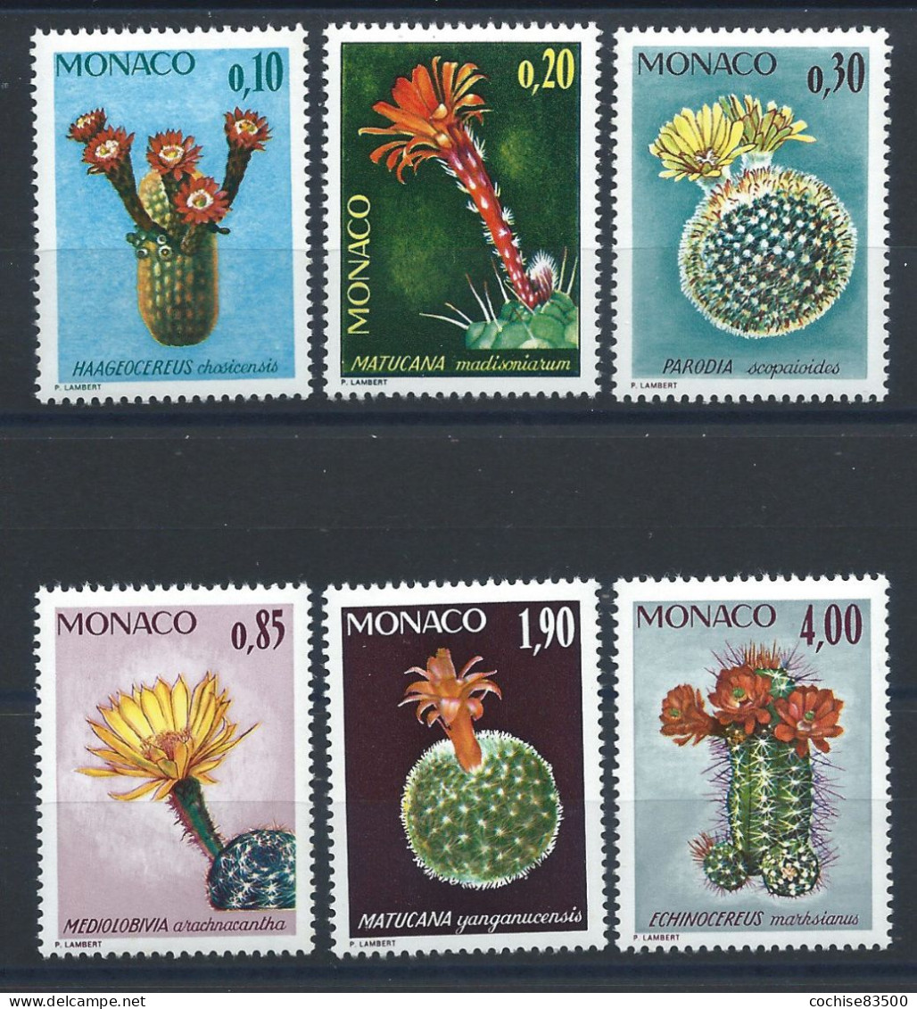 Monaco N°997/1002** (MNH) 1974 - Plantes Du Jardin Exotique - Neufs