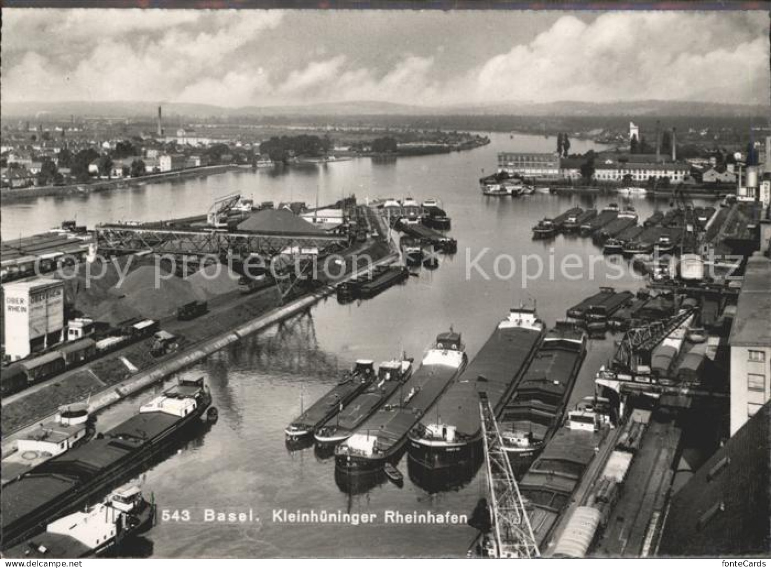 12251765 Basel BS Kleinhueningen Rheinhafen Fliegeraufnahme Basel BS - Sonstige & Ohne Zuordnung