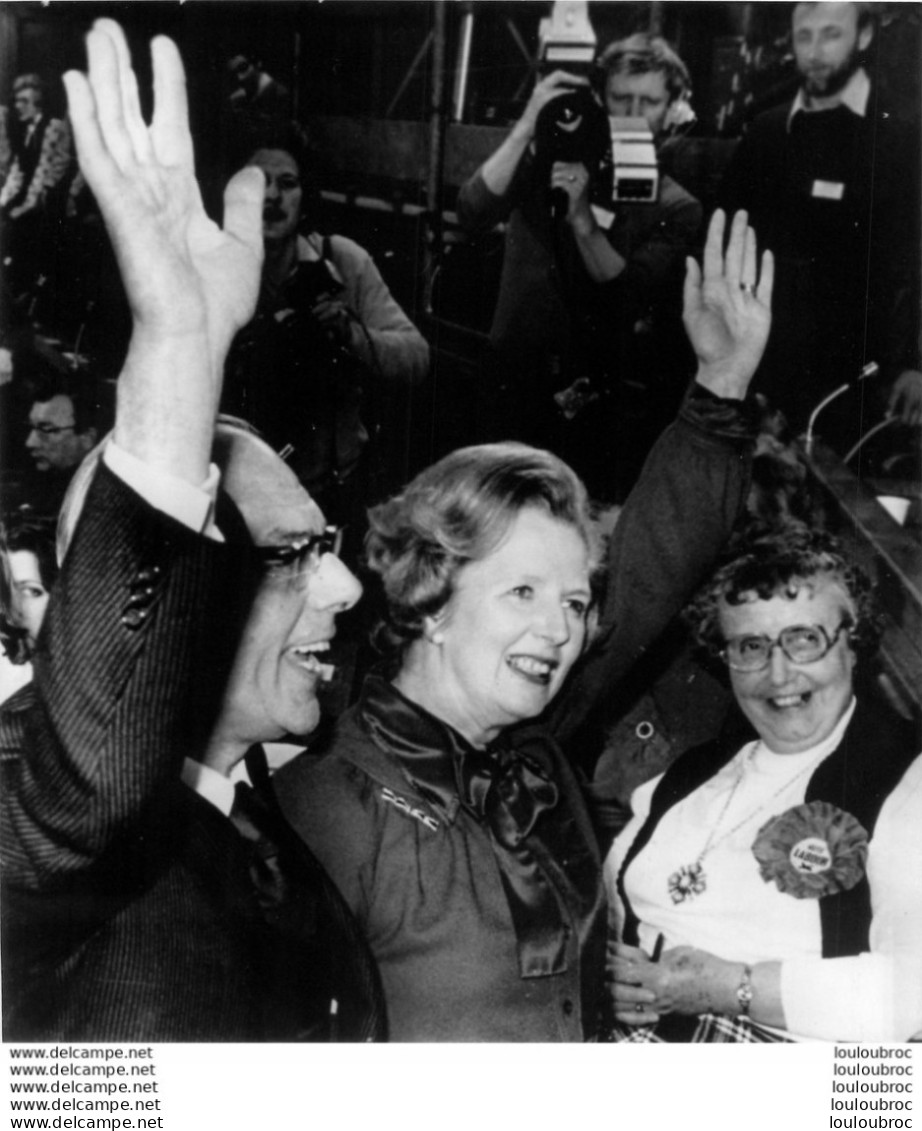 MARGARET THATCHER  PHOTO DE PRESSE ORIGINALE 18 X 20 CM - Berühmtheiten