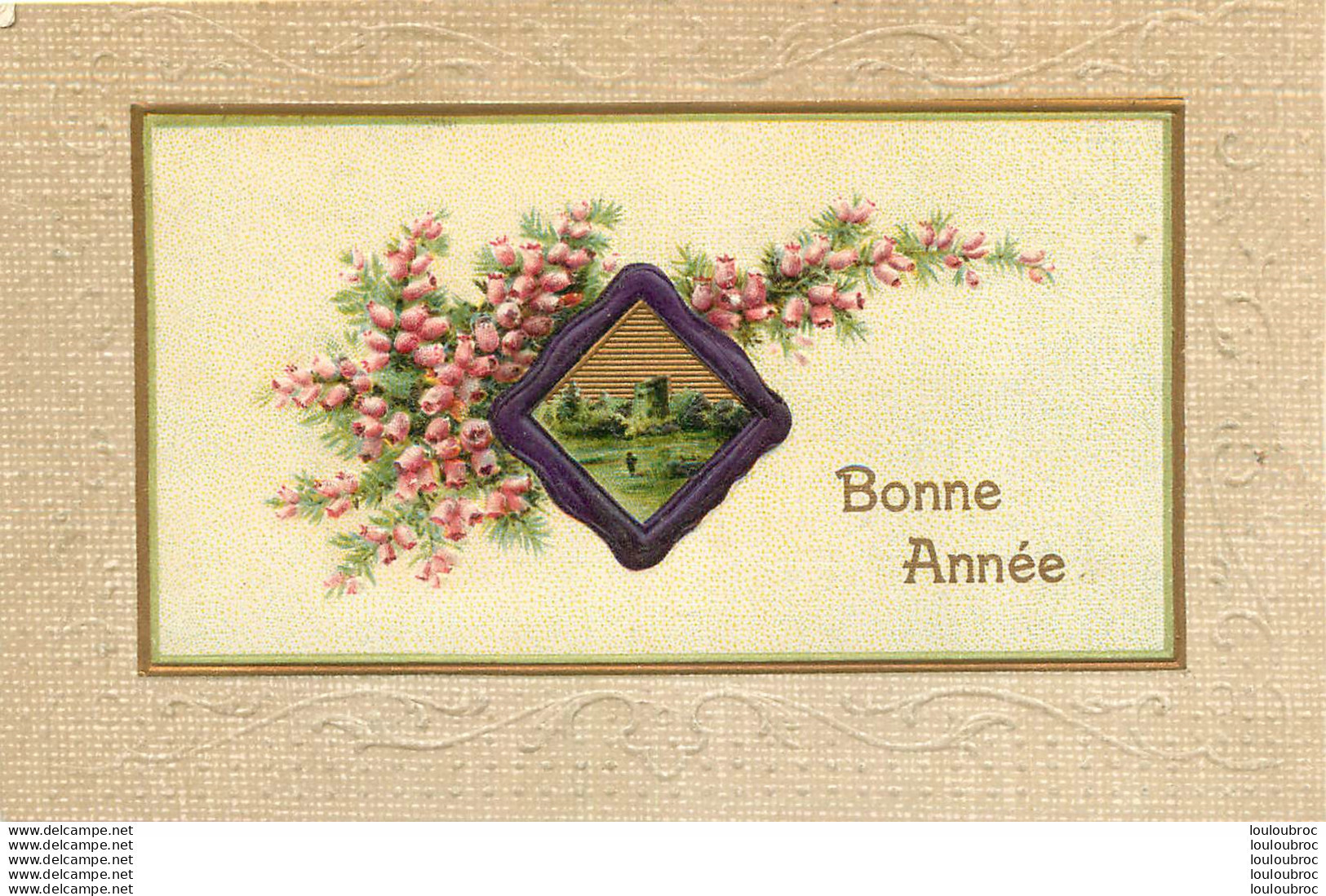 BONNE ANNEE  AVEC RELIEF - New Year