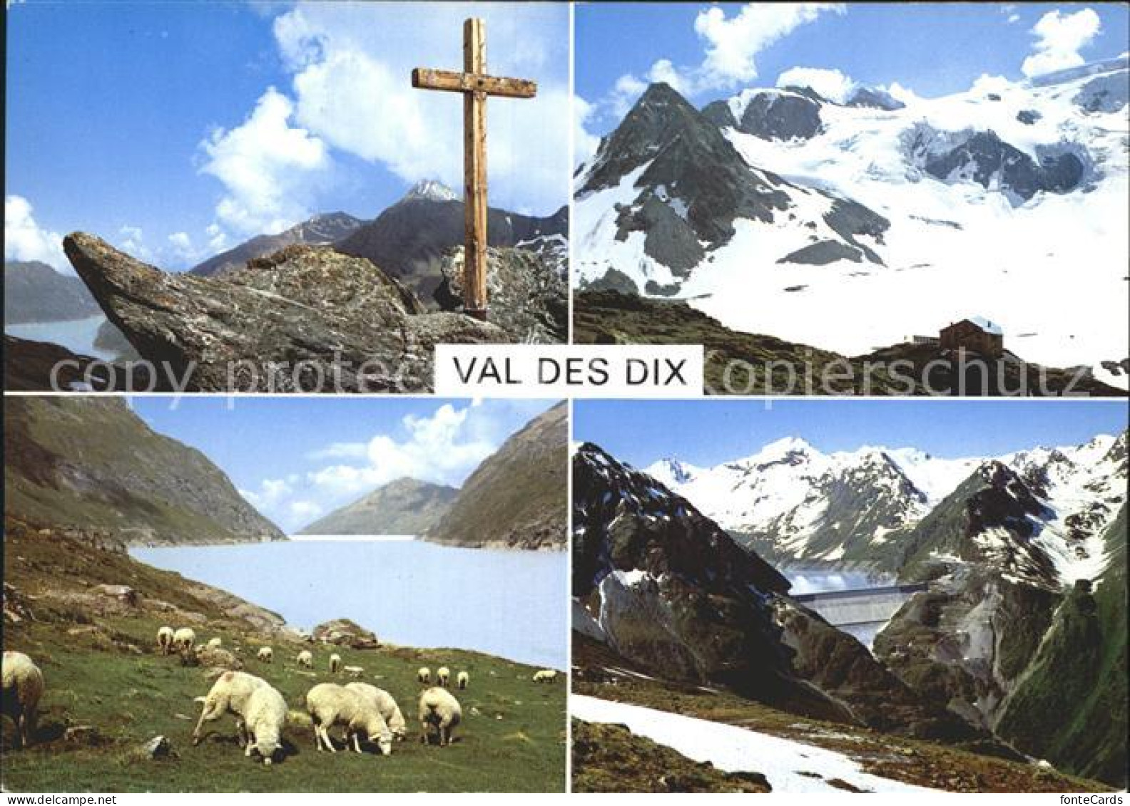12224185 Val Des Dix Avec Le Barrage De La Grande Dixence Et La Cabane Des Dix V - Autres & Non Classés
