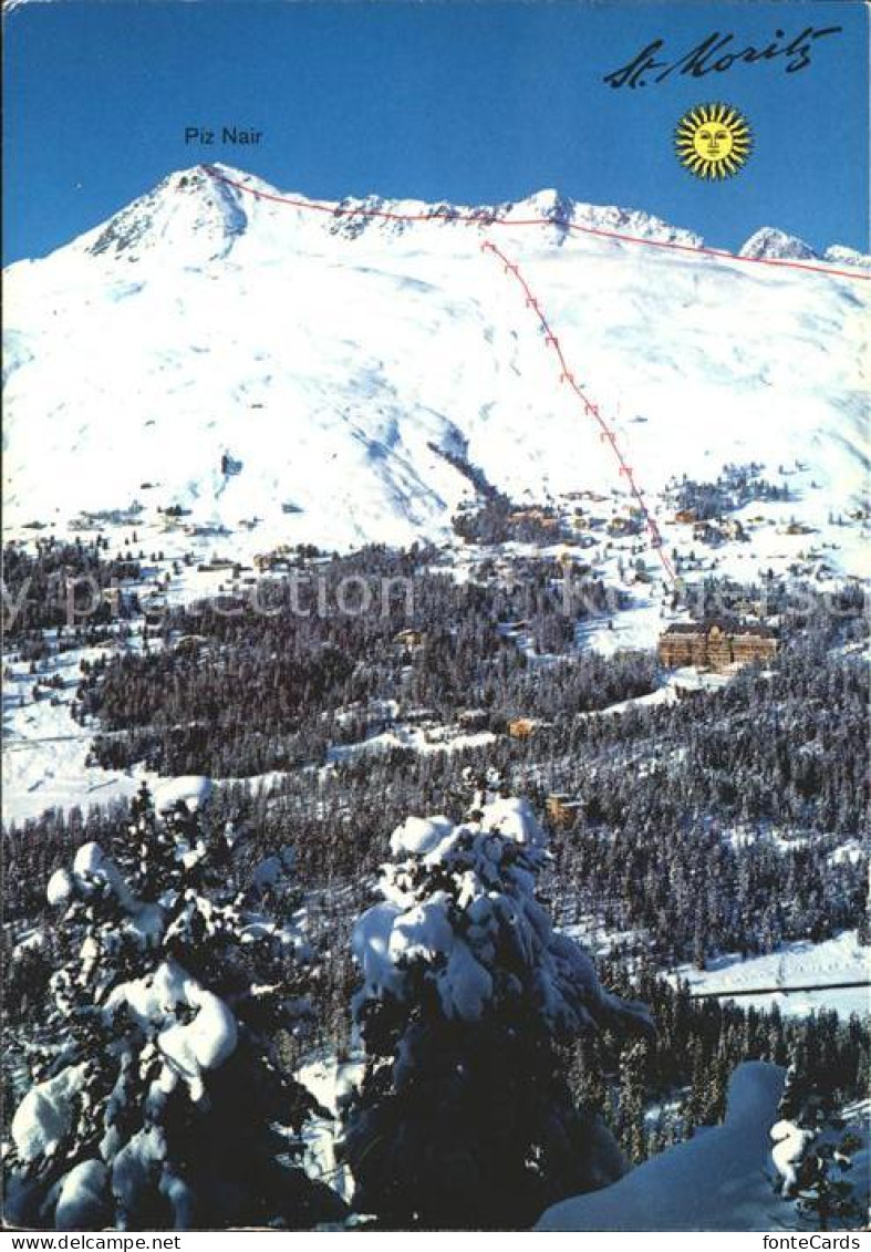 12219635 St Moritz GR Suvretta Skigebiet Piz Nair St. Moritz - Autres & Non Classés