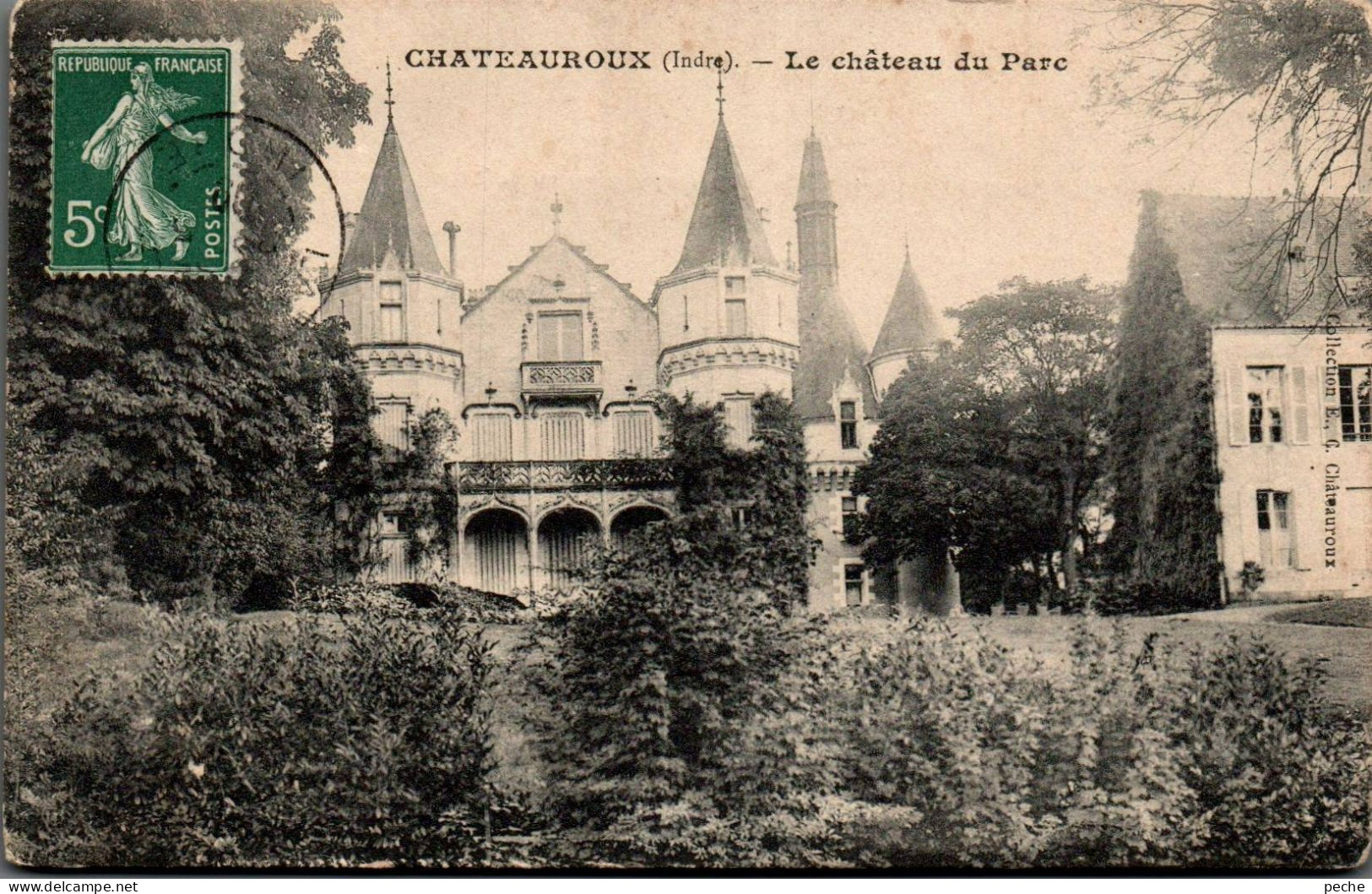 N°1676 W -cpa Chateauroux -le Château Du Parc- - Chateauroux