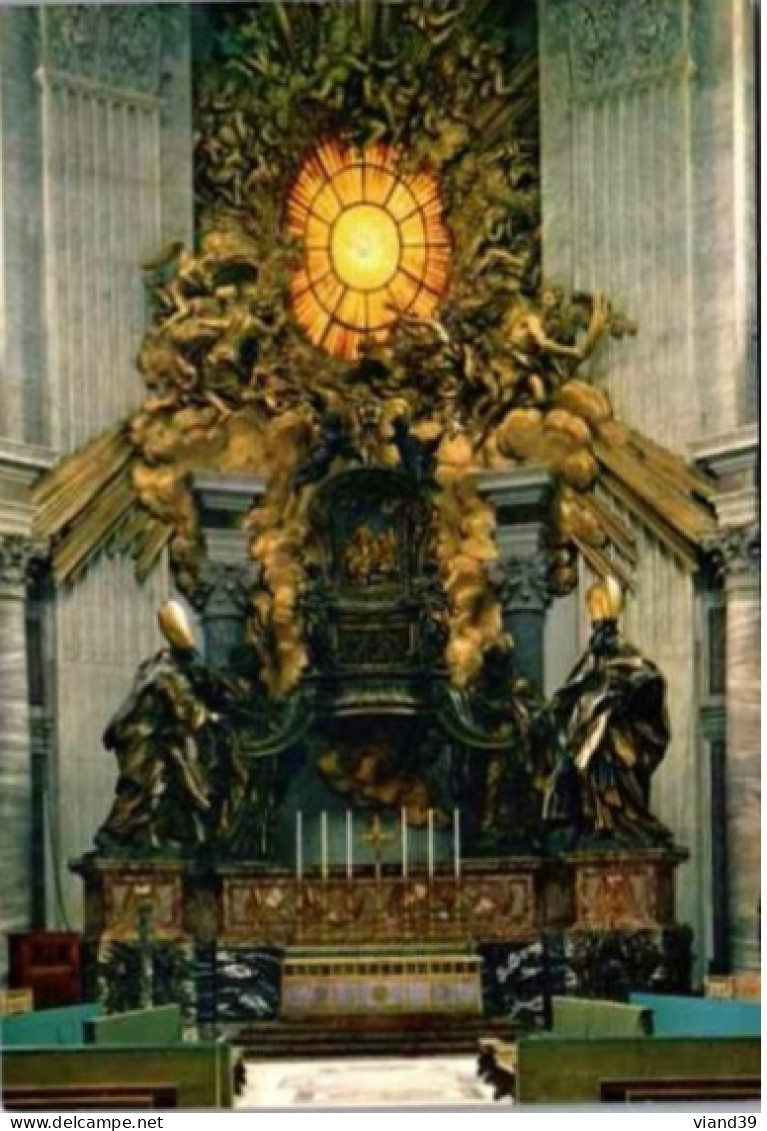 VATICAN. -  Basilique St Pierre : La Chaire De Saint Pierre. -  Non Circulée. - Vaticano (Ciudad Del)