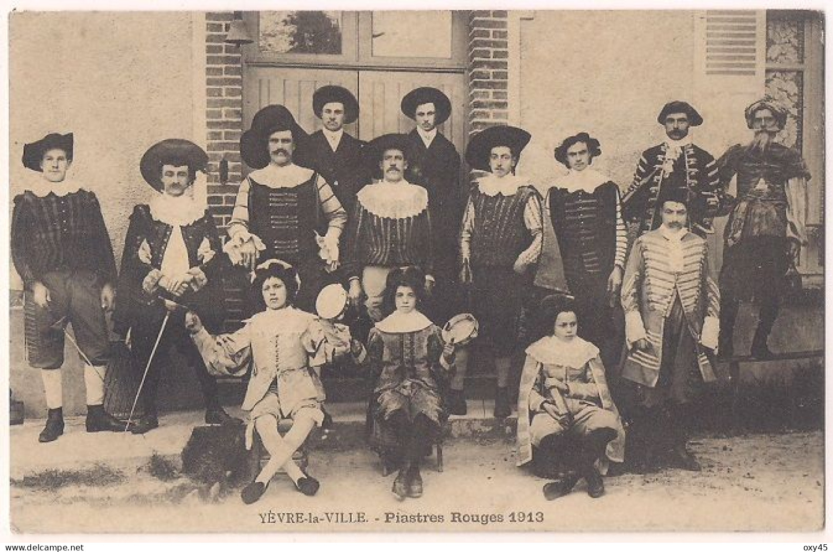 Yèvre La Ville - Piastre Rouge 1913 Proche Pithiviers - Andere & Zonder Classificatie