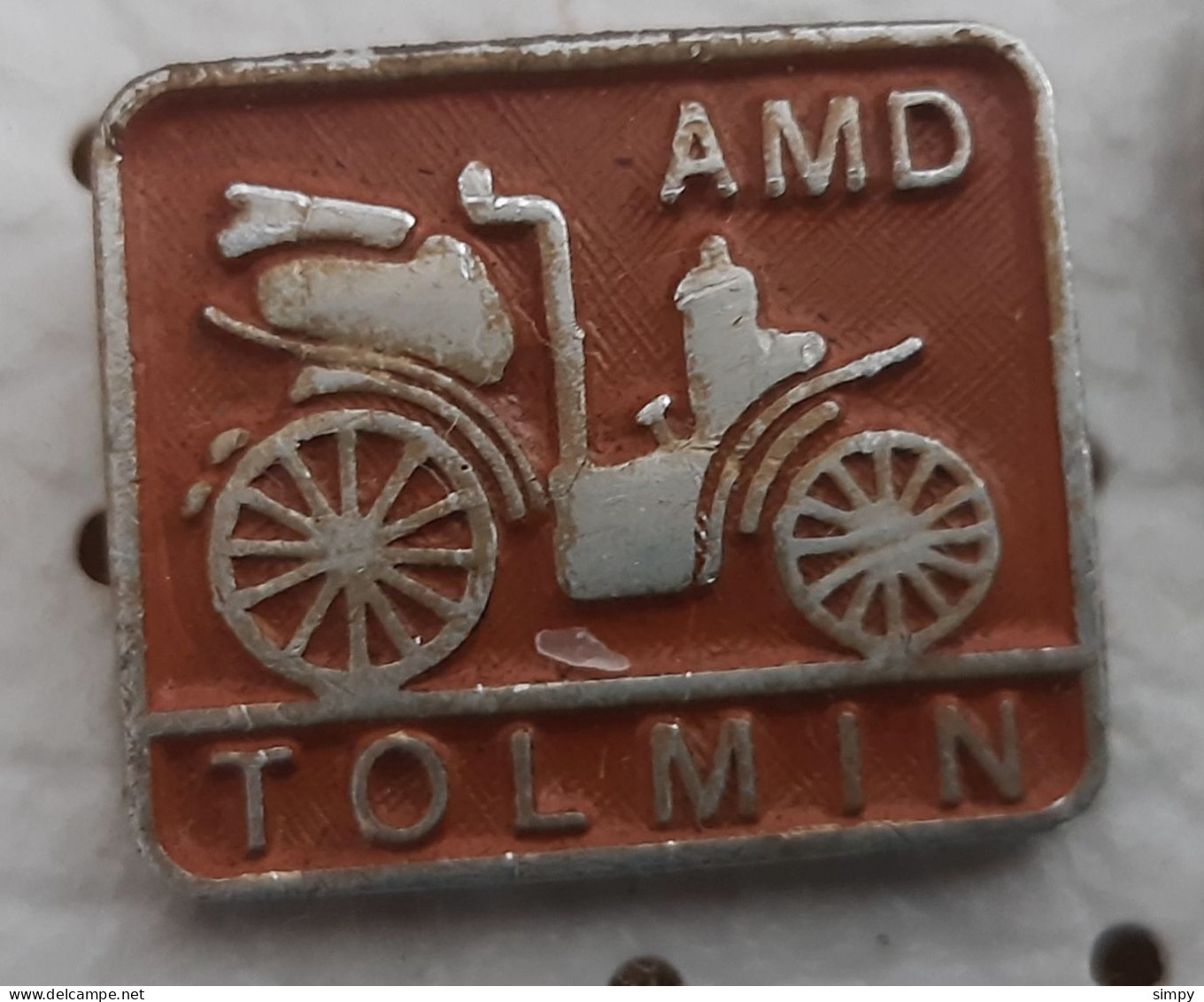 Auto Moto Club AMD Tolmin SLovenia Ex Yugoslavia Pin - Altri & Non Classificati
