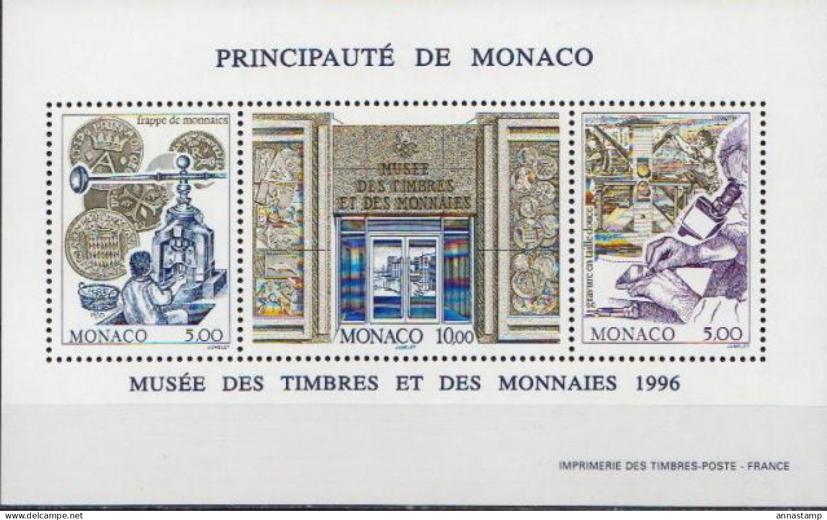Monaco MNH Minisheet - Sonstige & Ohne Zuordnung