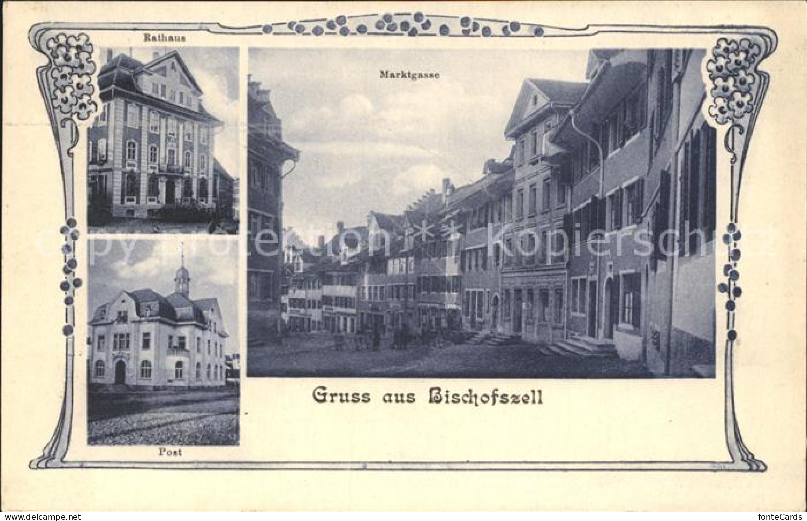 12159335 Bischofszell Marktgasse Rathaus Post Bischofszell - Altri & Non Classificati