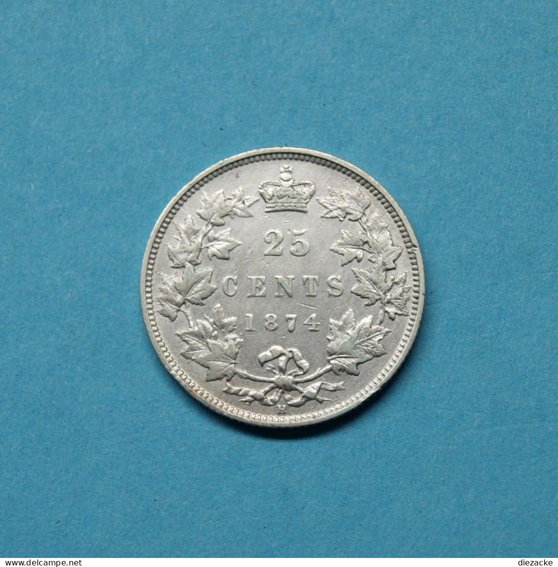 Kanada 1874 25 Cents Victoria, Erhaltung! (Mük5/3 - Canada