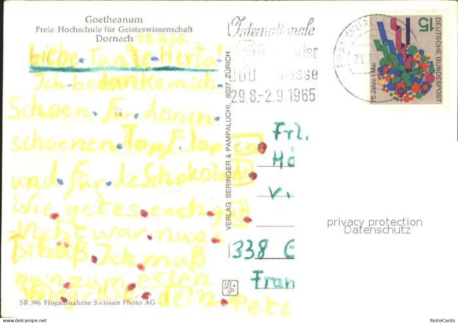 12138595 Dornach SO Goetheanum Dornach - Otros & Sin Clasificación
