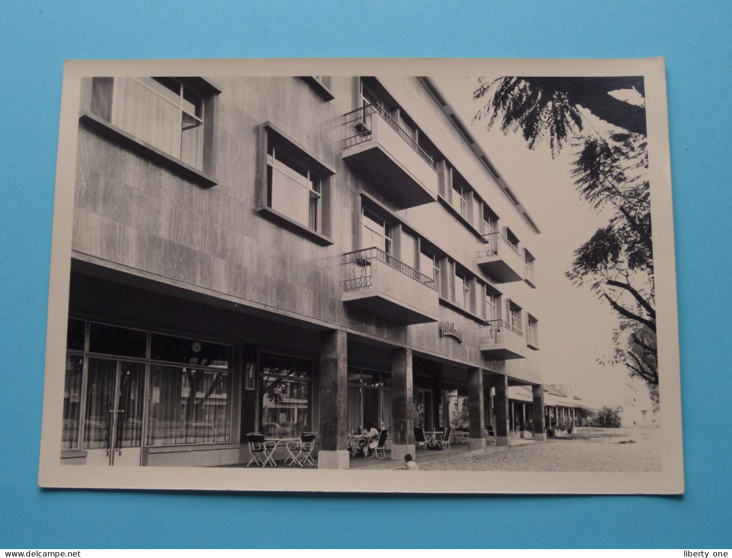 Hôtel ELISABETH " Façade " > ELISABETHVILLE > KATANGA > CONGO BELGE > 1955 ( Zie/Voir ++ Scans ) ! - Belgisch-Kongo