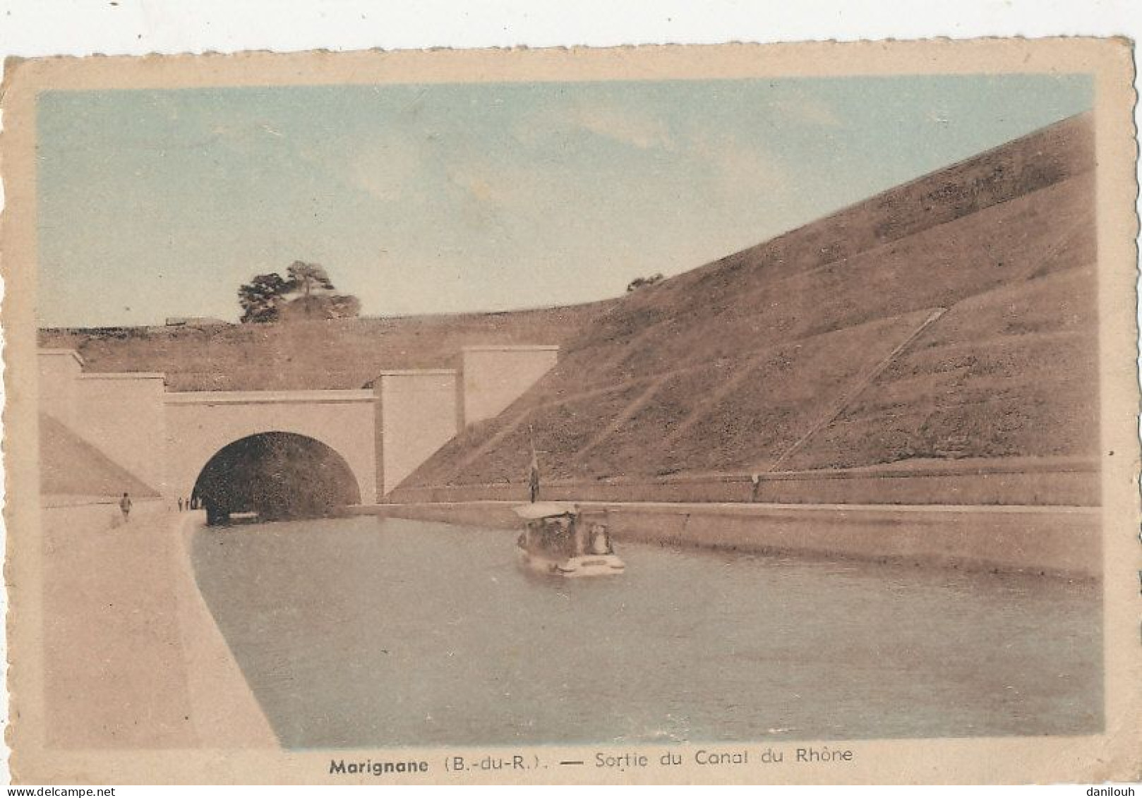 13 // MARIGNANE    Sortie Du Canal Du Rhone    Colorisée - Marignane