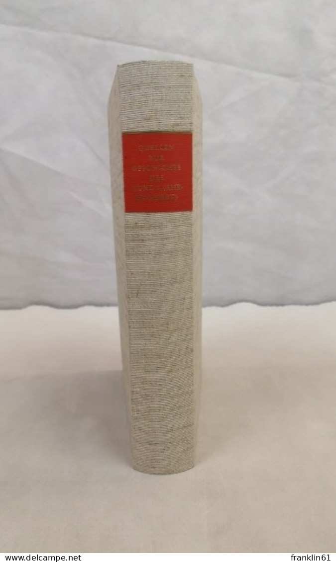 Quellen Zur Geschichte Des 7. Und 8. Jahrhunderts. - 4. Neuzeit (1789-1914)