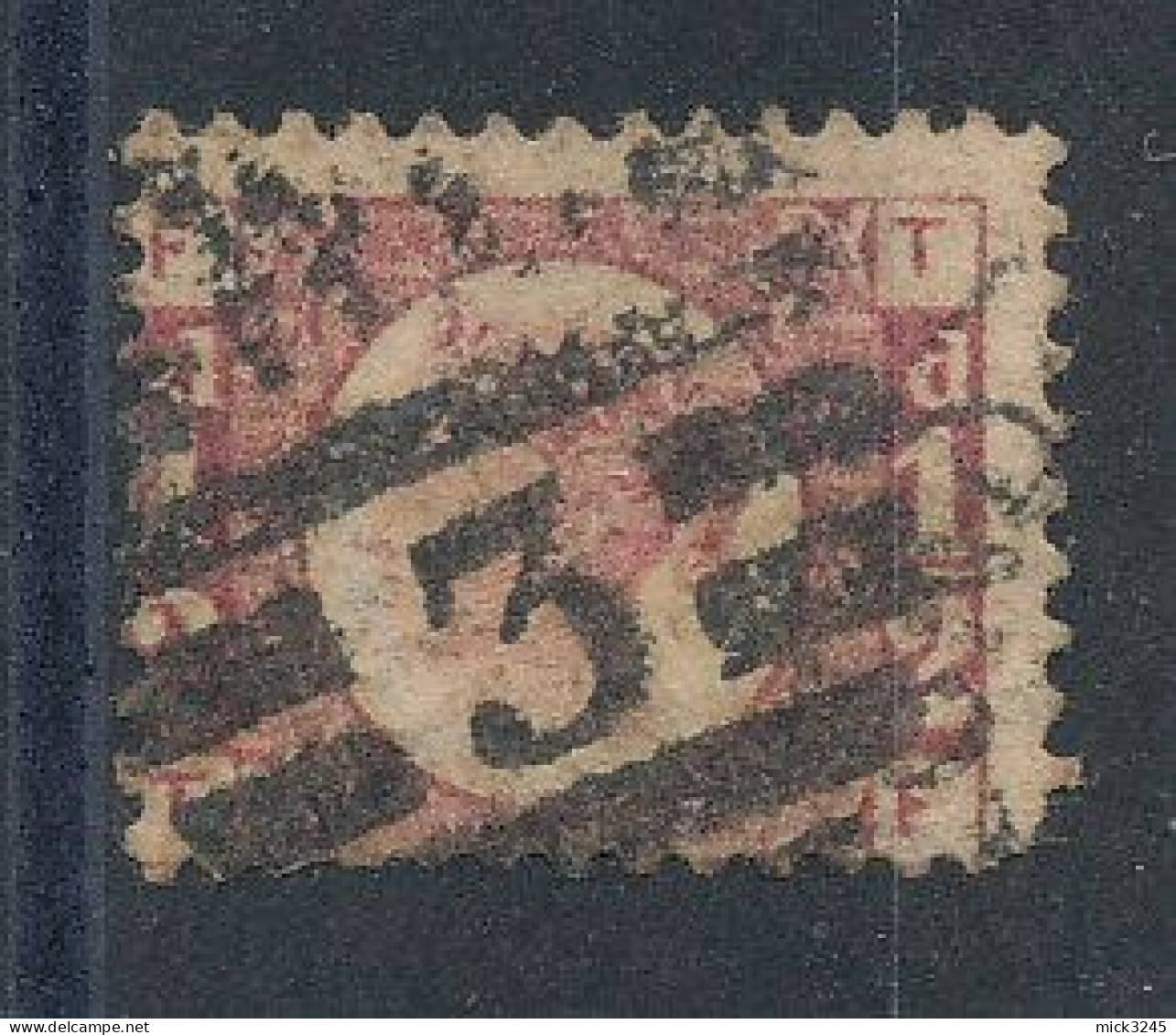 GB  N°49 Victoria 1/2p Rouge De 1870 - Oblitérés