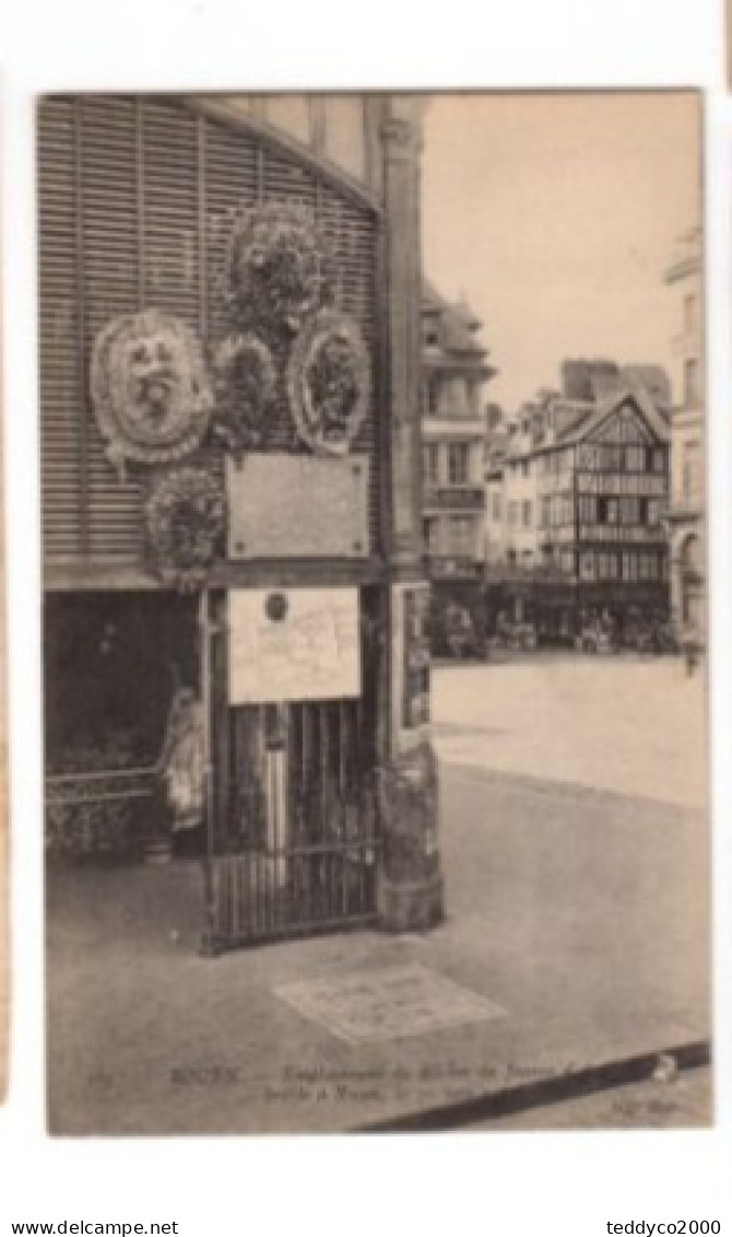 ROUEN Emplacement Du Bucher De Jeanne D'Arc - Other & Unclassified