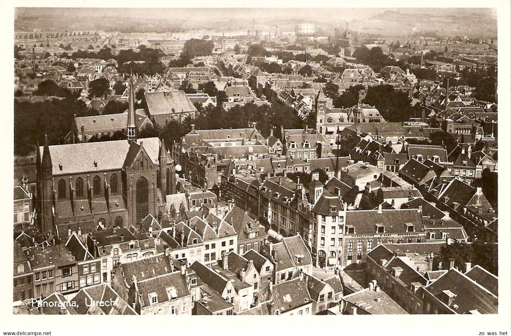 Utrecht, Panorama Met Zicht Op De Pieterskerk - Utrecht