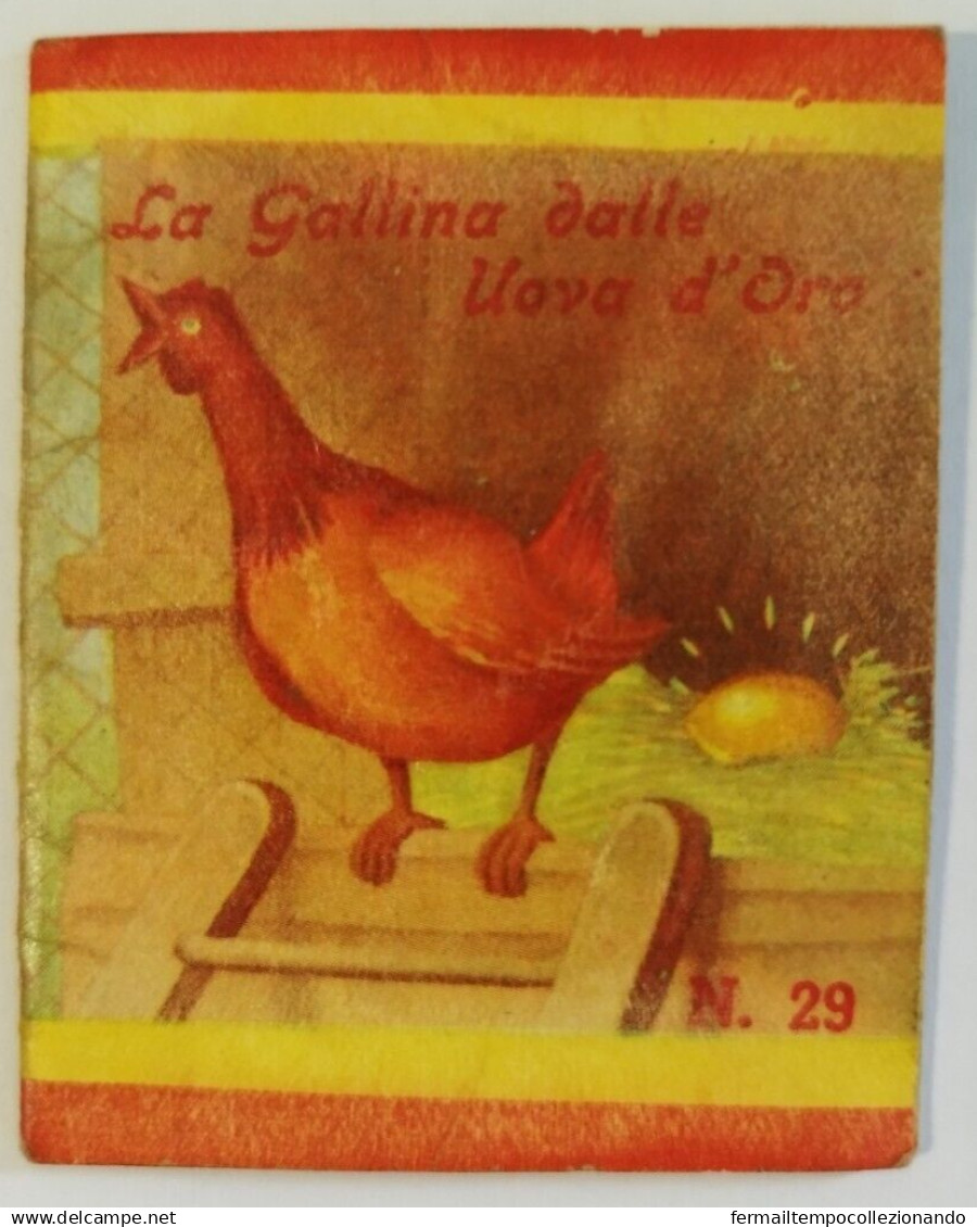 Bq27 Libretto Minifiabe Tascabili La Gallina Dalle Uova D'oro Ed Vecchi 1952 N29 - Unclassified