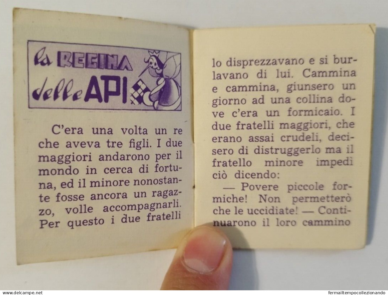 Bq29 Libretto Minifiabe Tascabili La Regina Delle Api Ed Vecchi 1952 N53 - Sin Clasificación