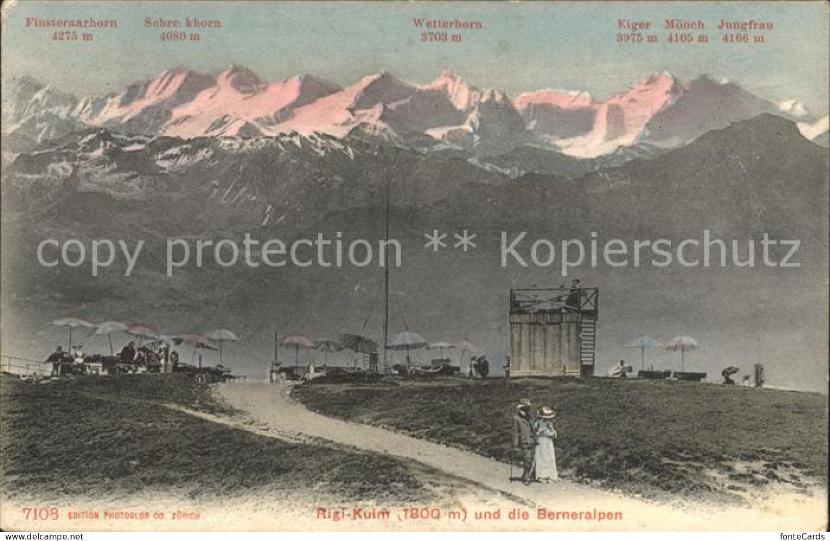 12062255 Rigi Kulm Und Die Berner Alpen Rigi Kulm - Other & Unclassified