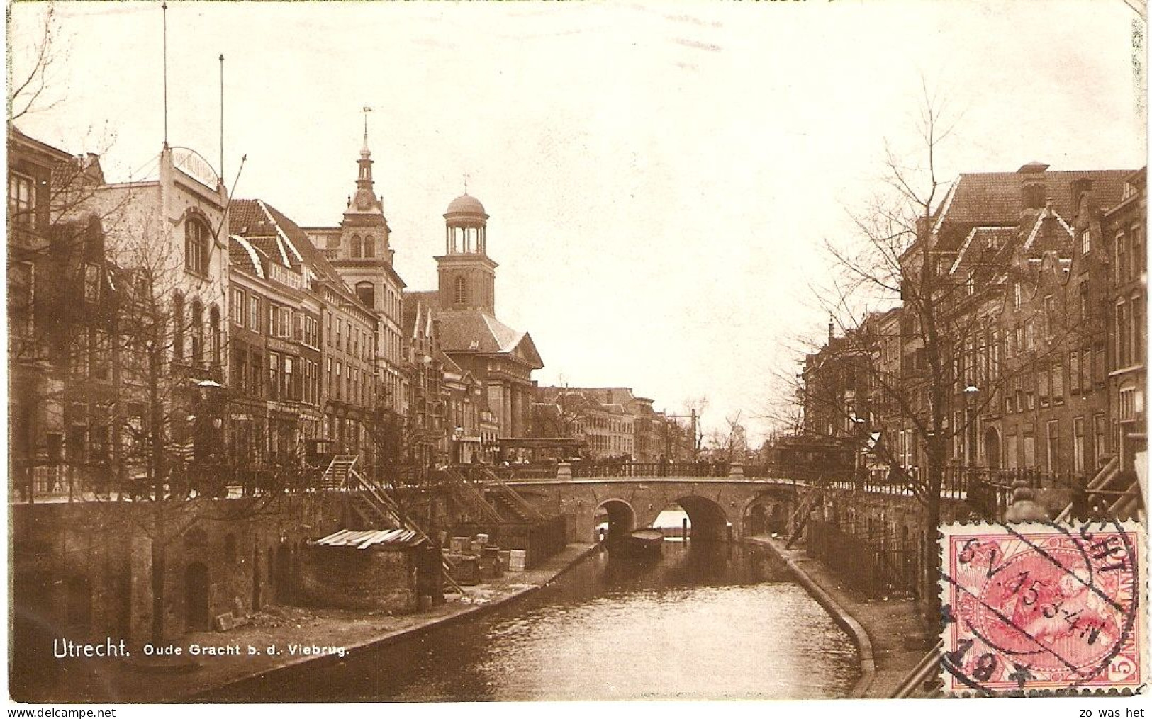 Utrecht, Oude Gracht B.d. Viebrug - Utrecht