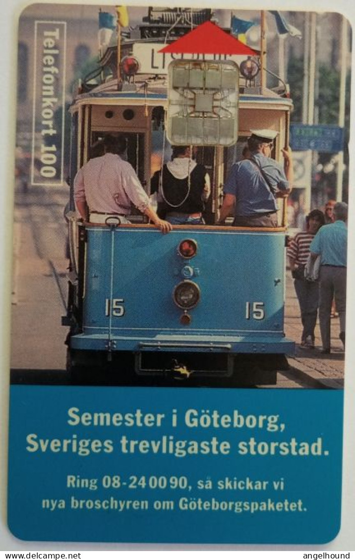 Sweden 100 Unit Chip Card - Tourist Tram - Sparvagn Goteborg - Svezia