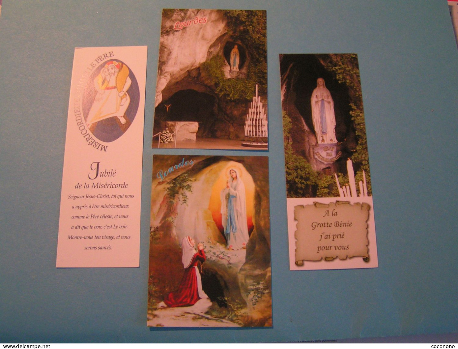 Lot De 8 Images De Sainte Thérèse à Lourdes - Heilige Plaatsen
