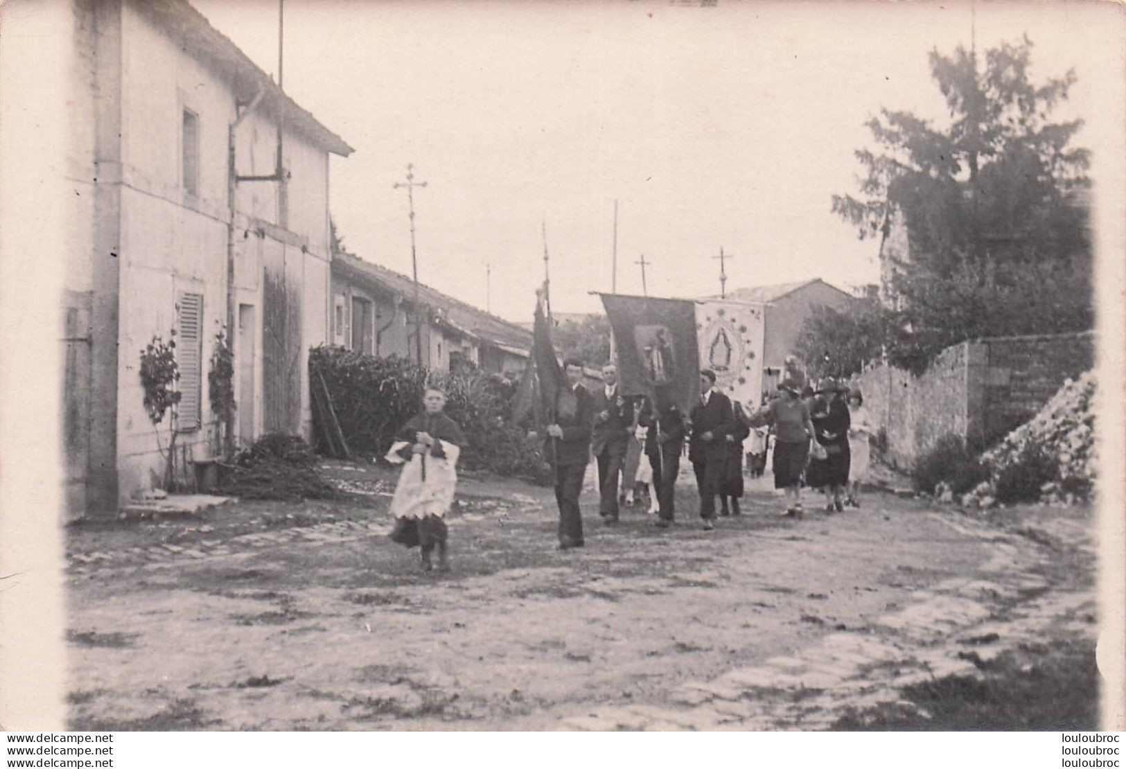 CARTE PHOTO PROCESSION RELIGIEUSE - To Identify