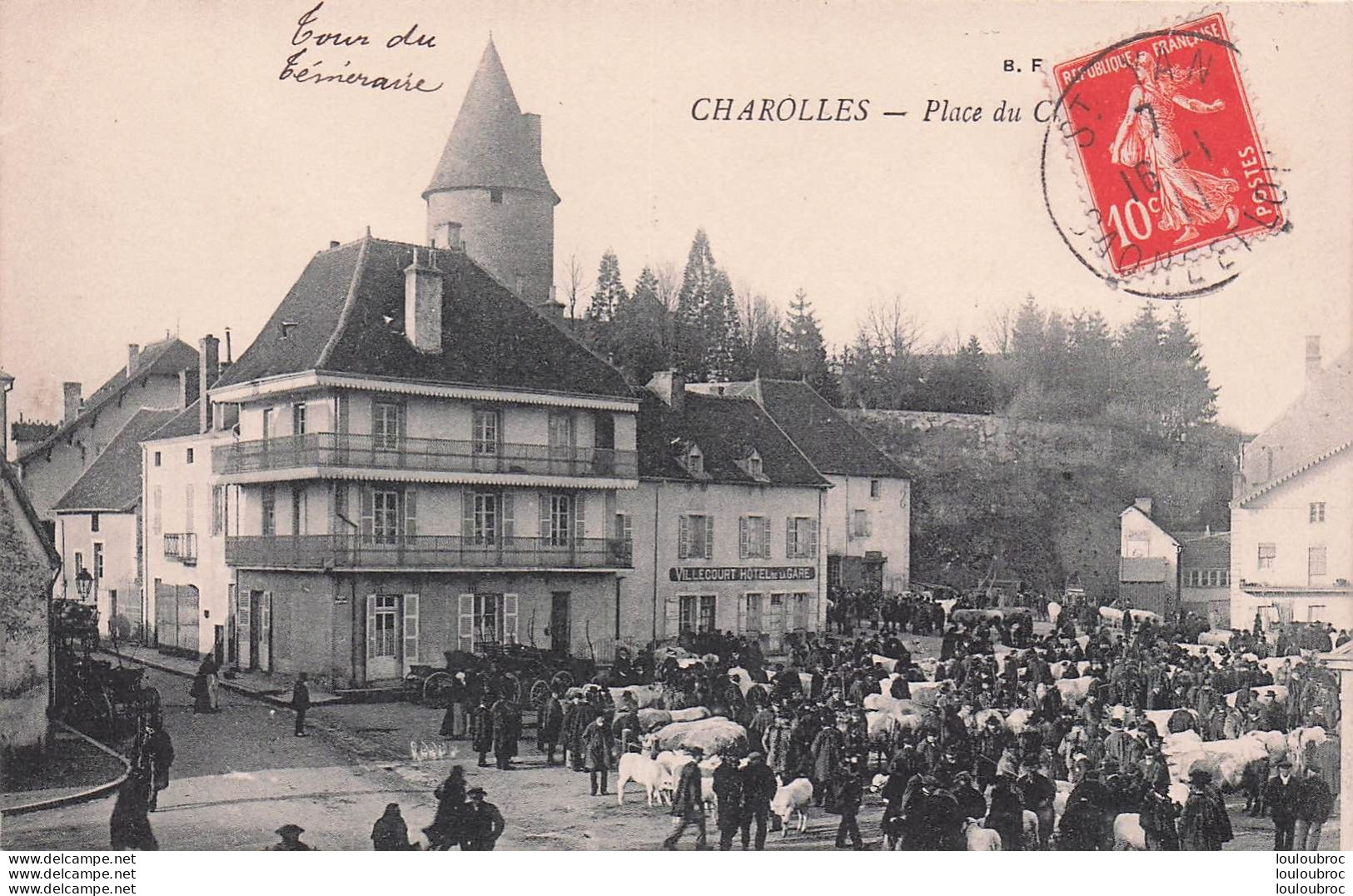 CHAROLLES PLACE DU CHAMP DE FOIRE - Charolles