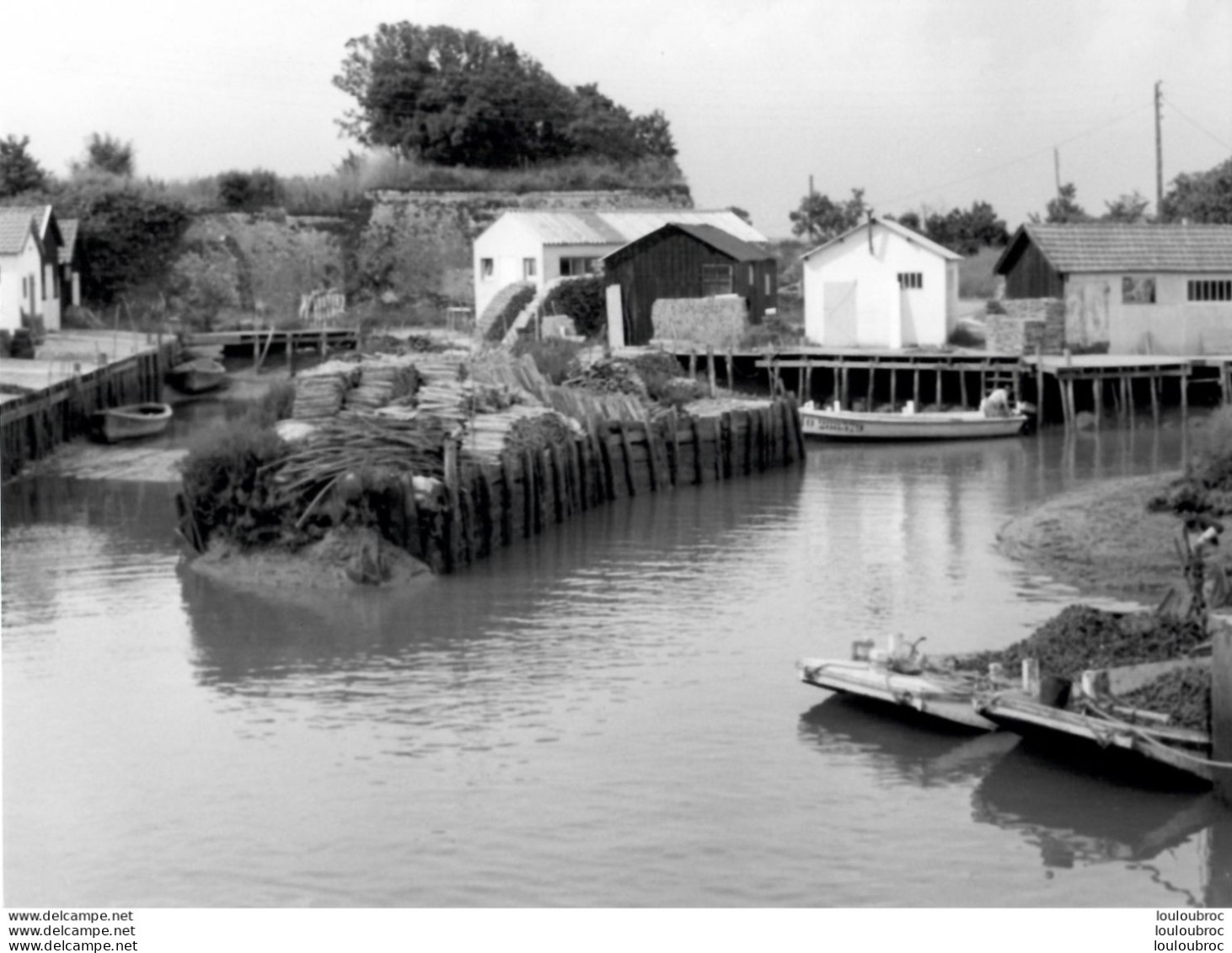 OLERON OSTREICULTURE  PHOTO ORIGINALE  FORMAT 24X18CM ANNEES 60 R14 - Lieux