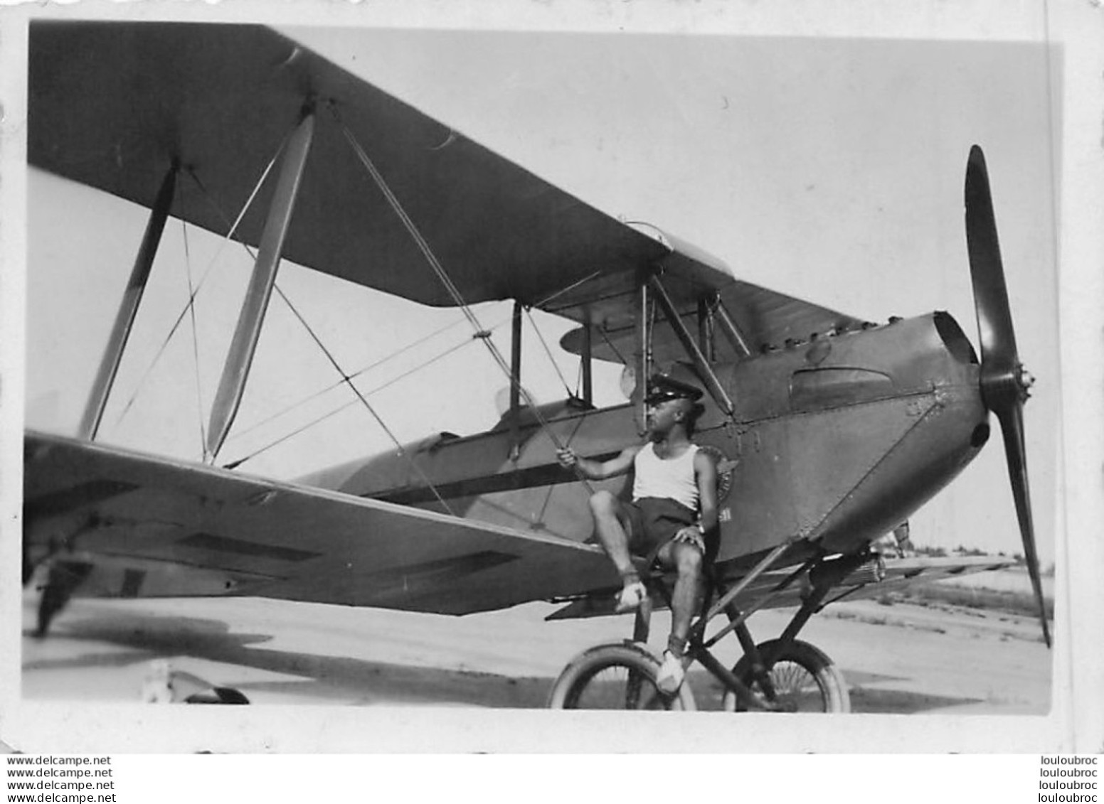 AVION CAPRONI CA 100  PHOTO ORIGINALE 8.50 X 6 CM - Luftfahrt