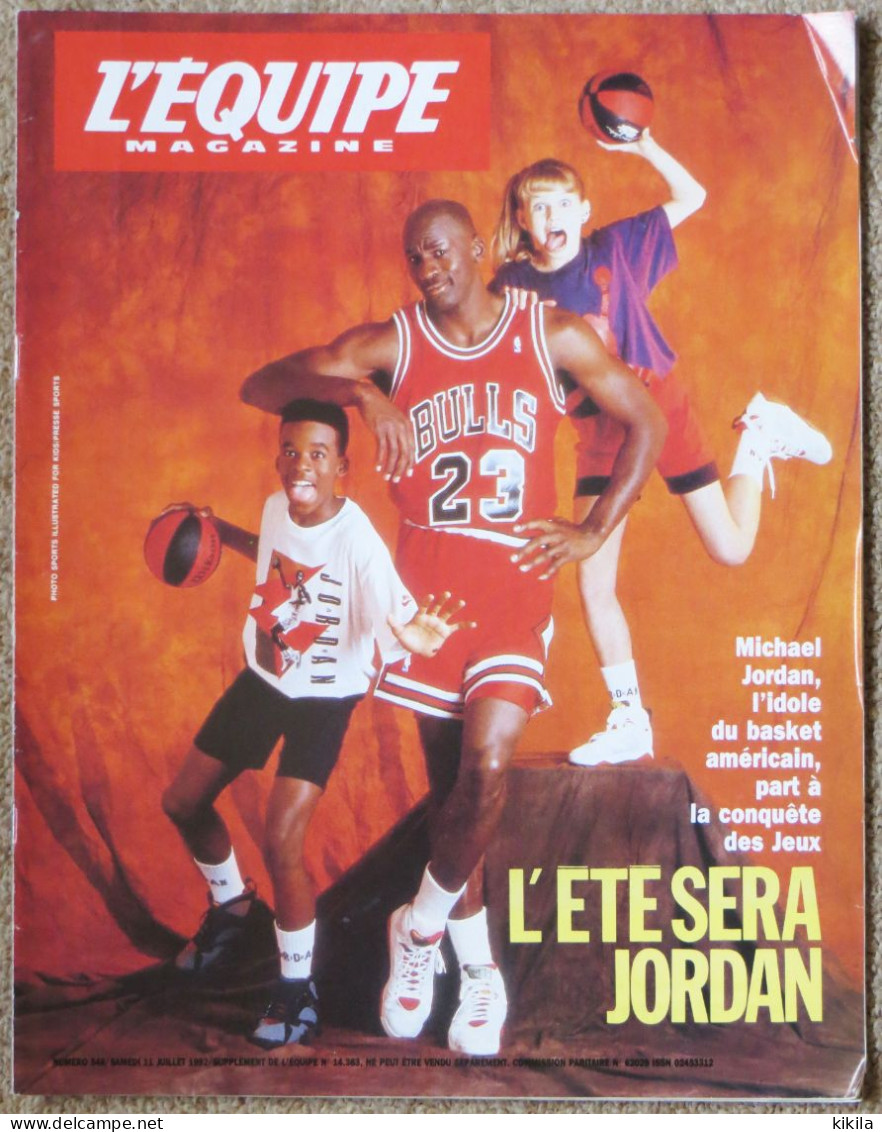 L'EQUIPE MAGAZINE N° 548 11 Juillet 1992 Michael Jordan Aux Jeux Olympiques  Franck Williams Miguel Indurain André * - Sport