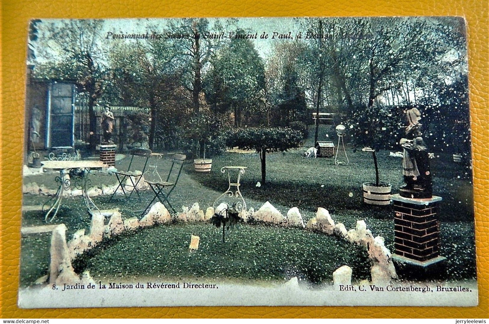 DEINZE  -  Pensionnat Des Soeurs De Saint-Vincent De Paul  -  Jardin De La Maison Du Révérend Directeur   -  1905 - Deinze