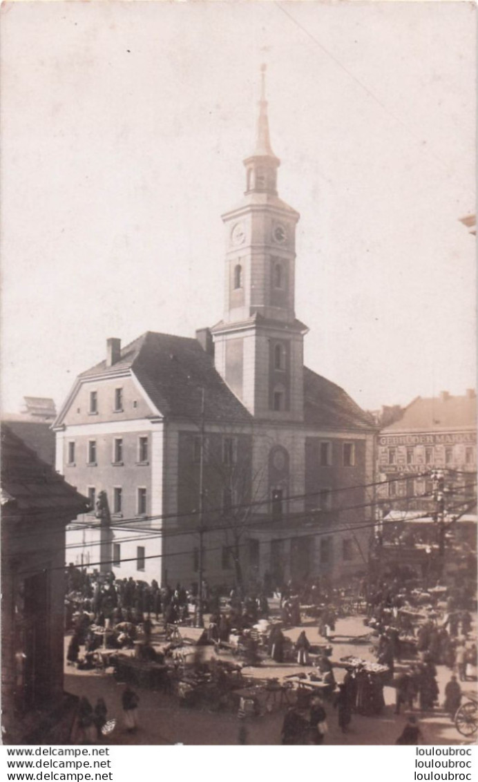 POLOGNE CARTE PHOTO GLEIWITZ PLACE DU MARCHE - Polen