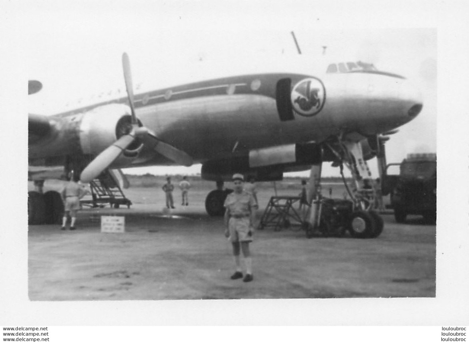 AVION LOCKHEED L-749 CONSTELLATION OU SUPER G  PHOTO ORIGINALE FORMAT 10 X 7 CM - Aviation