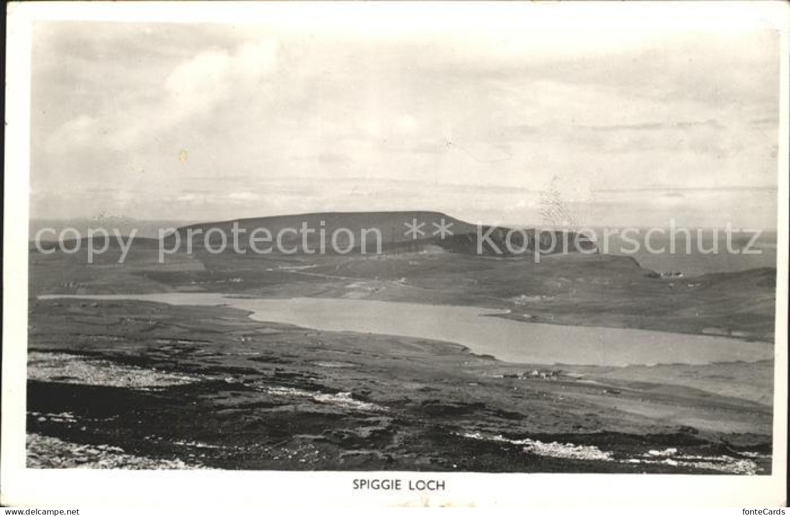 11774981 Spiggie Loch Panoramic View Lake Landscape Loch Of Spiggie - Andere & Zonder Classificatie