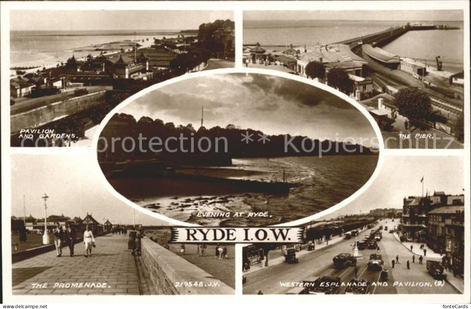 11774963 Ryde Isle Of Wight Pavilion Gardens Pier Promenade Esplanade Valentine' - Autres & Non Classés