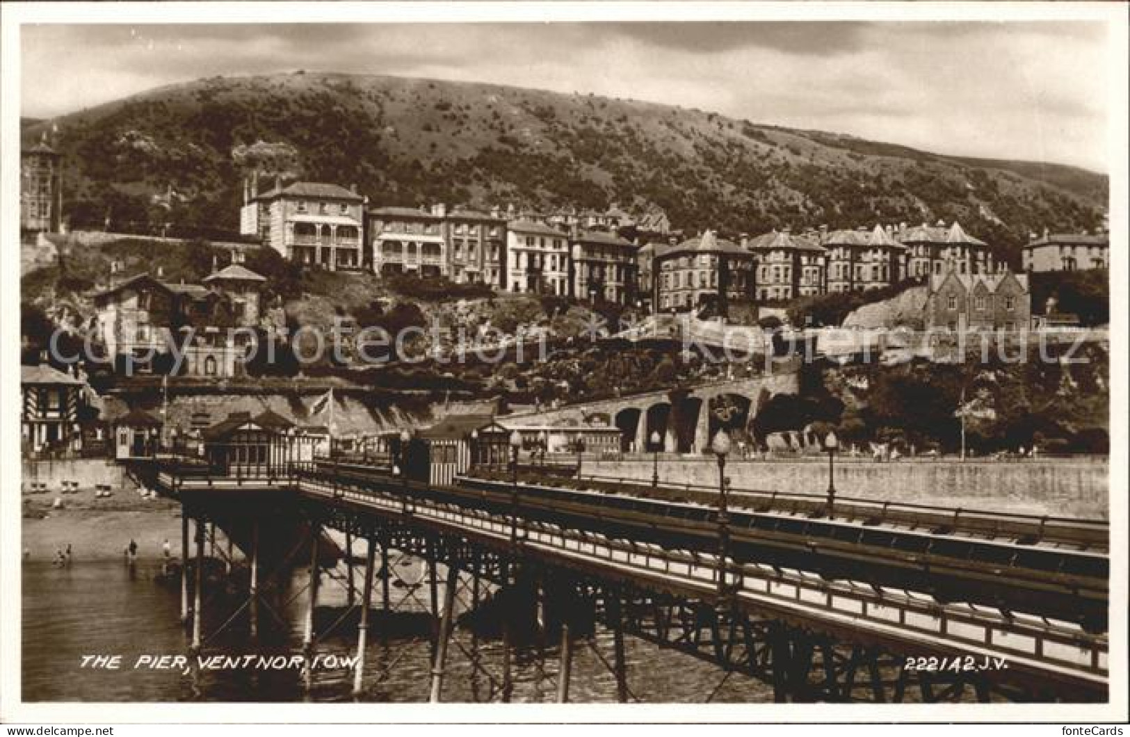 11774961 Ventnor Isle Of Wight The Pier Valentine's Post Card Shanklin - Sonstige & Ohne Zuordnung