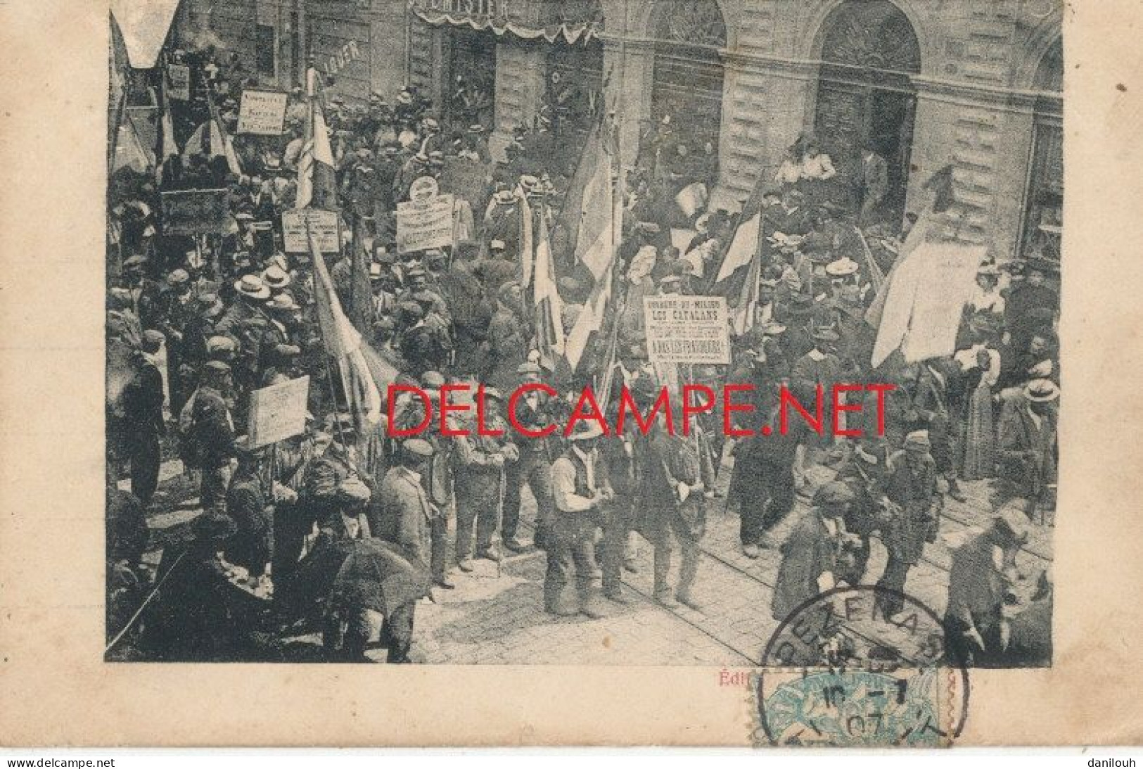 34  // MONTPELLIER   Manifestation Viticole Du 9 Juin 1907  ** - Montpellier