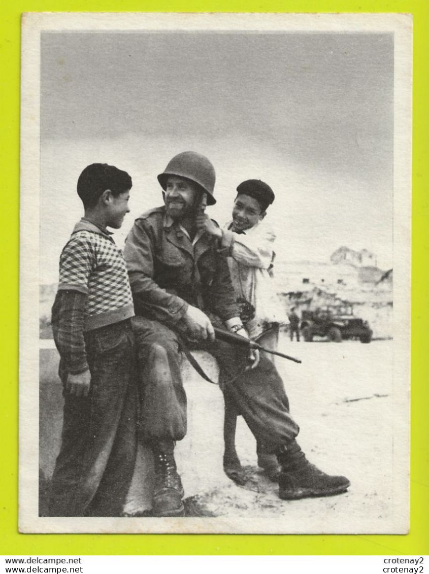 Algérie Enfants Musulmans Avec Un Gars De France VOIR DOS Imp Baconnier ALGER - Algiers