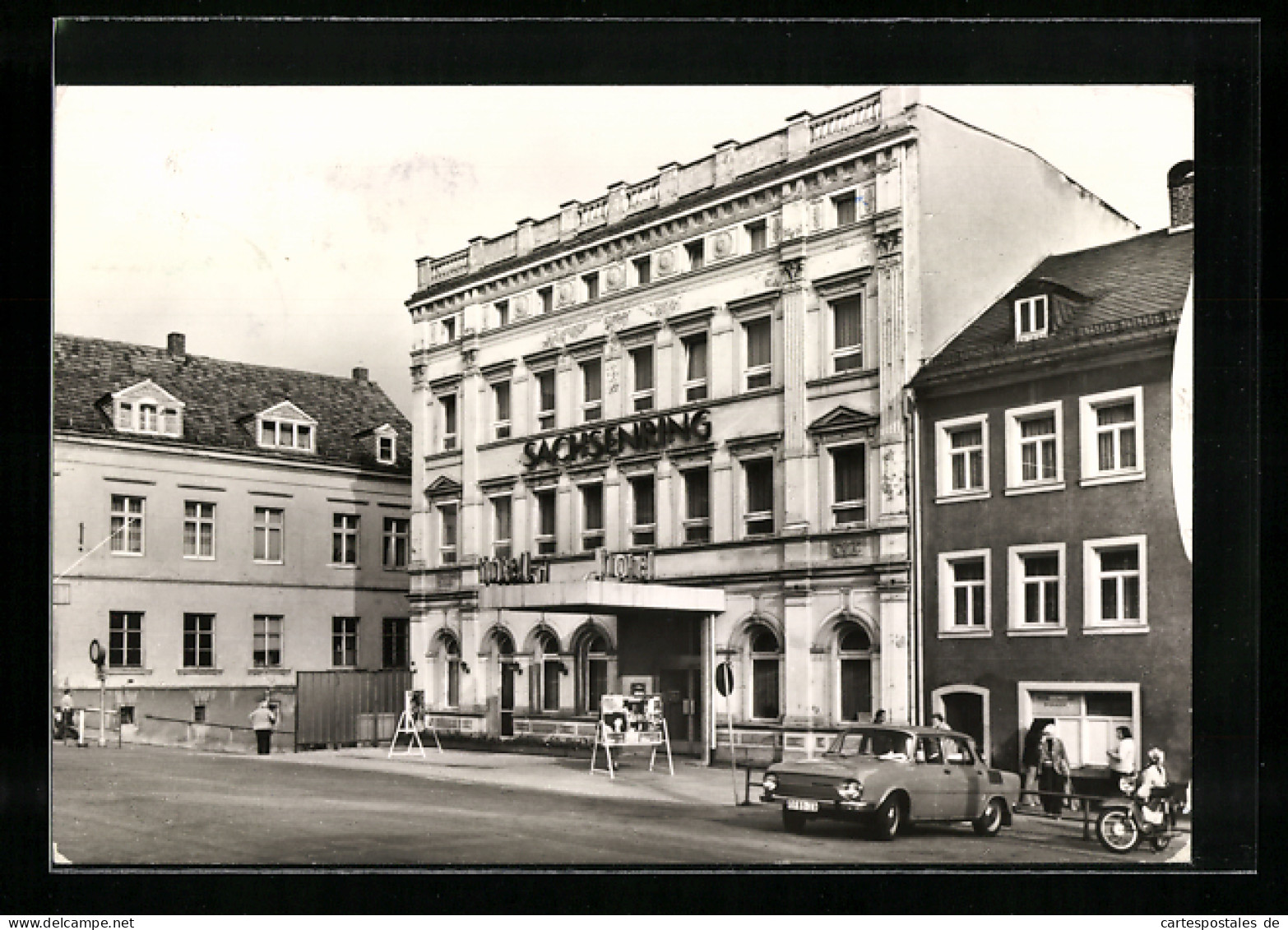 AK Hohenstein-Ernstthal, Blick Auf Hotel Sachsenring  - Hohenstein-Ernstthal