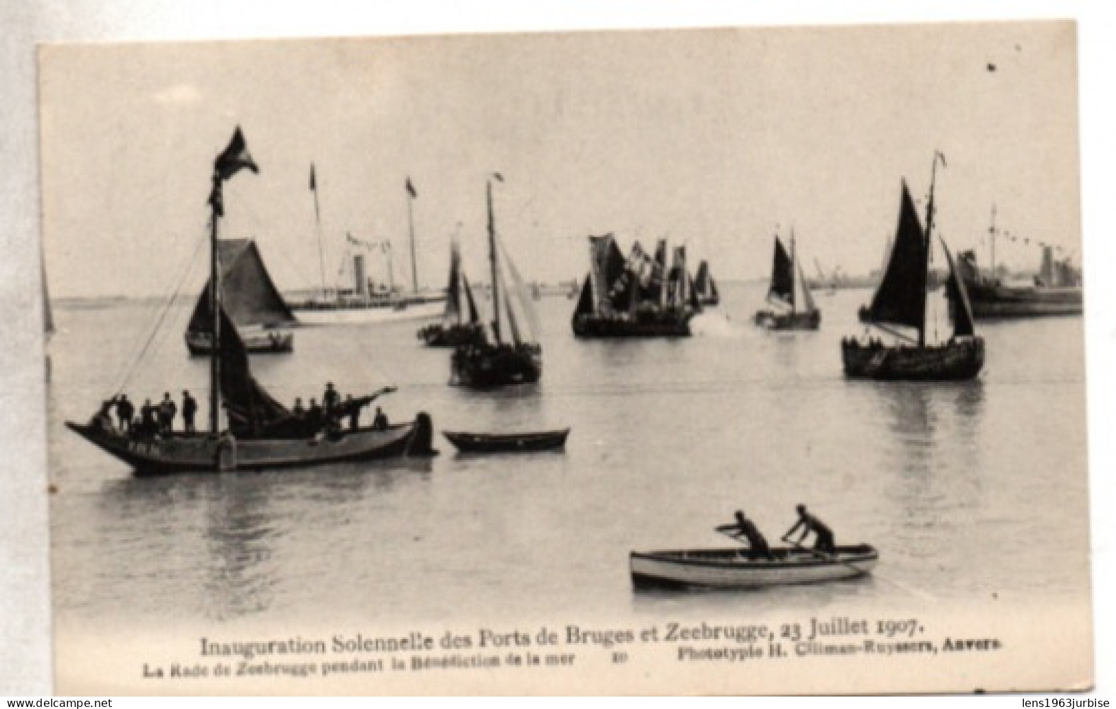 Inauguration Solennelle Des Ports De Bruges Et Zeebrugge , 23 Juillet 1907 - Zeebrugge