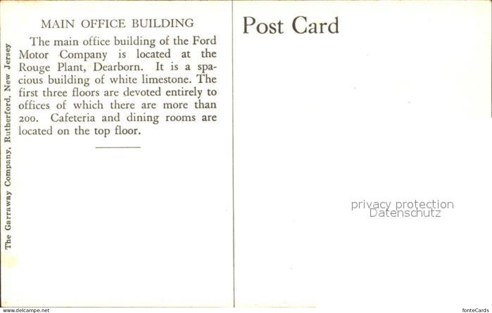 11774845 Dearborn_Michigan General Offices Ford Motor Company - Andere & Zonder Classificatie