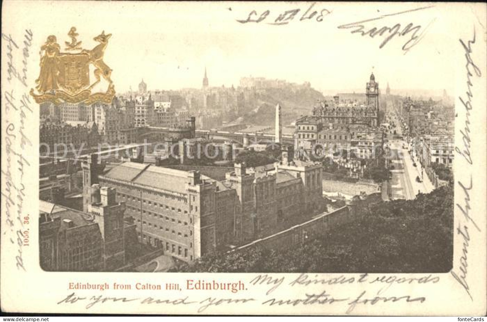 11774834 Edinburgh View From Calton Hill Wappen Edinburgh - Andere & Zonder Classificatie