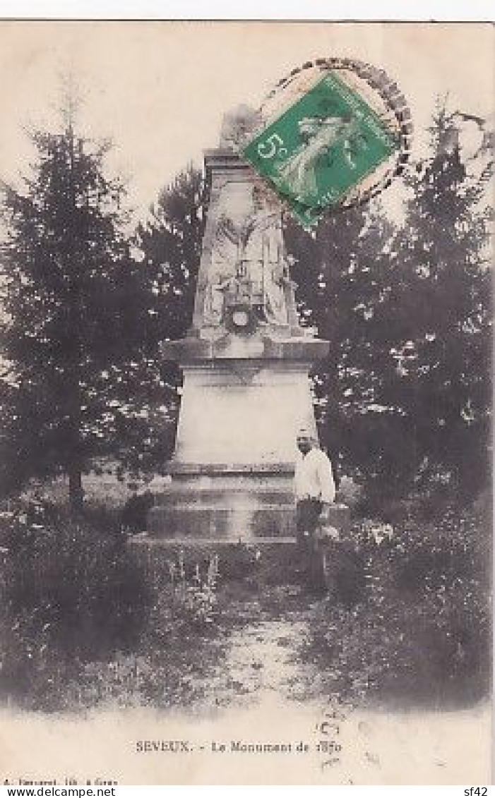 SEVEUX               Le Monument  De 1870 - Other & Unclassified