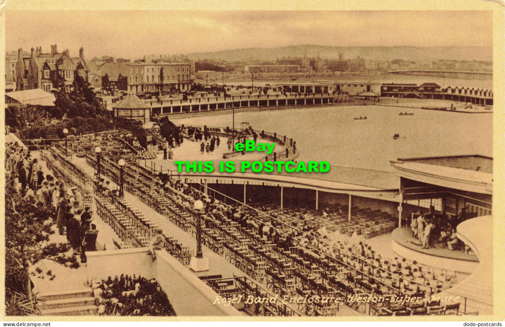 R598598 Weston Super Mare. Rozel Band Enclosure. M. And L. National Series - Welt