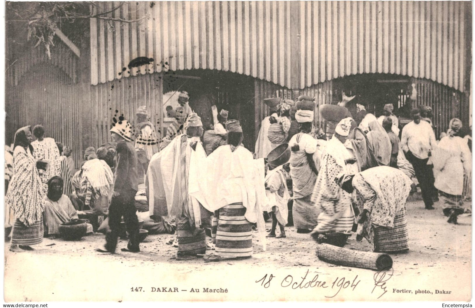 CPA Carte Postale Sénégal Dakar Au Marché  1904 VM80314ok - Senegal