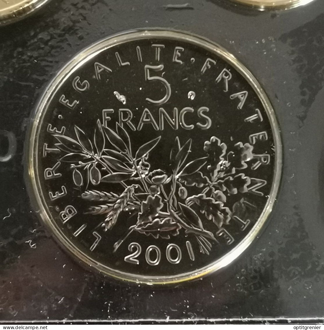 5 FRANCS SEMEUSE 2001 / SCELLEE DU COFFRET BU / UNC FRANCE - 5 Francs