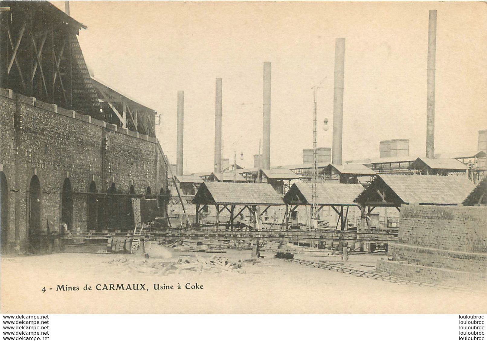 MINES DE CARMAUX USINE A COKE - Carmaux