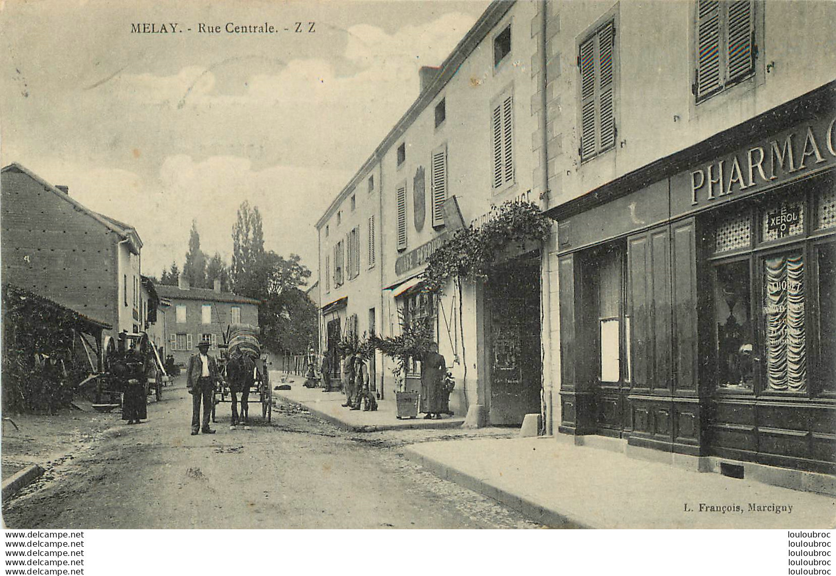 MELAY RUE CENTRALE  ET PHARMACIE - Altri & Non Classificati